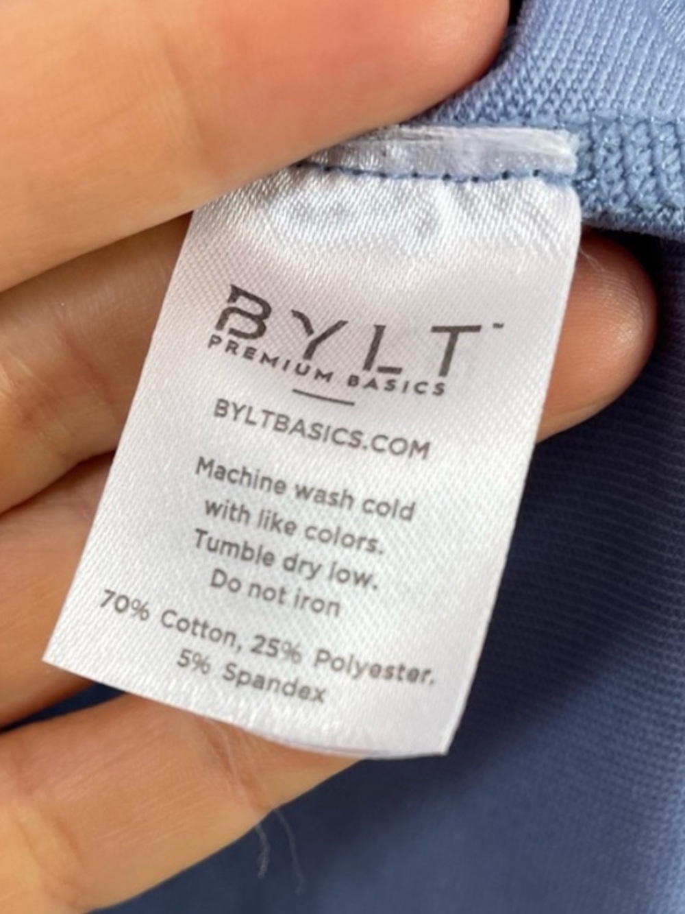 BYLT Drop Cut S / S Lux Soft Blue Pink Dotted Polka Dot Short Sleeve Shirt XL - Picture 6 of 6